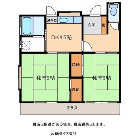 大平アパートの物件間取画像